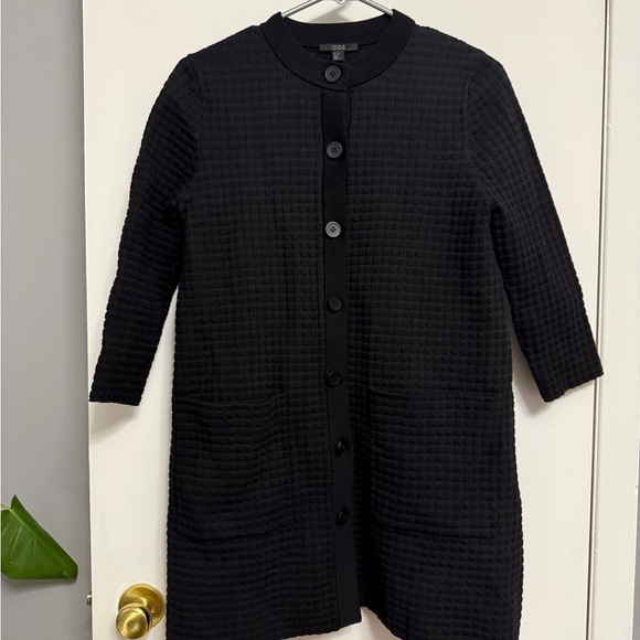COS Jackets & Blazers - COS Black Textured Knit Cardigan